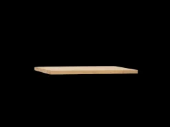 Pack 2 estanterías de madera maciza flotante natural 60x3,2x20cm - MELVA - DECOWOOD