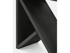 Pack 2 mesitas de madera maciza en tono negro de 50x50cm - STOKE - DECOWOOD