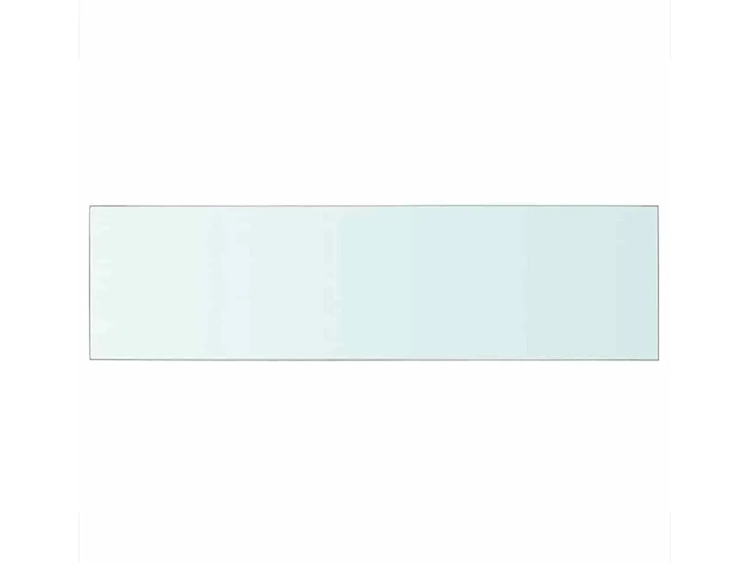 Panel de estante Vidrio transparente 90 x 25 cm