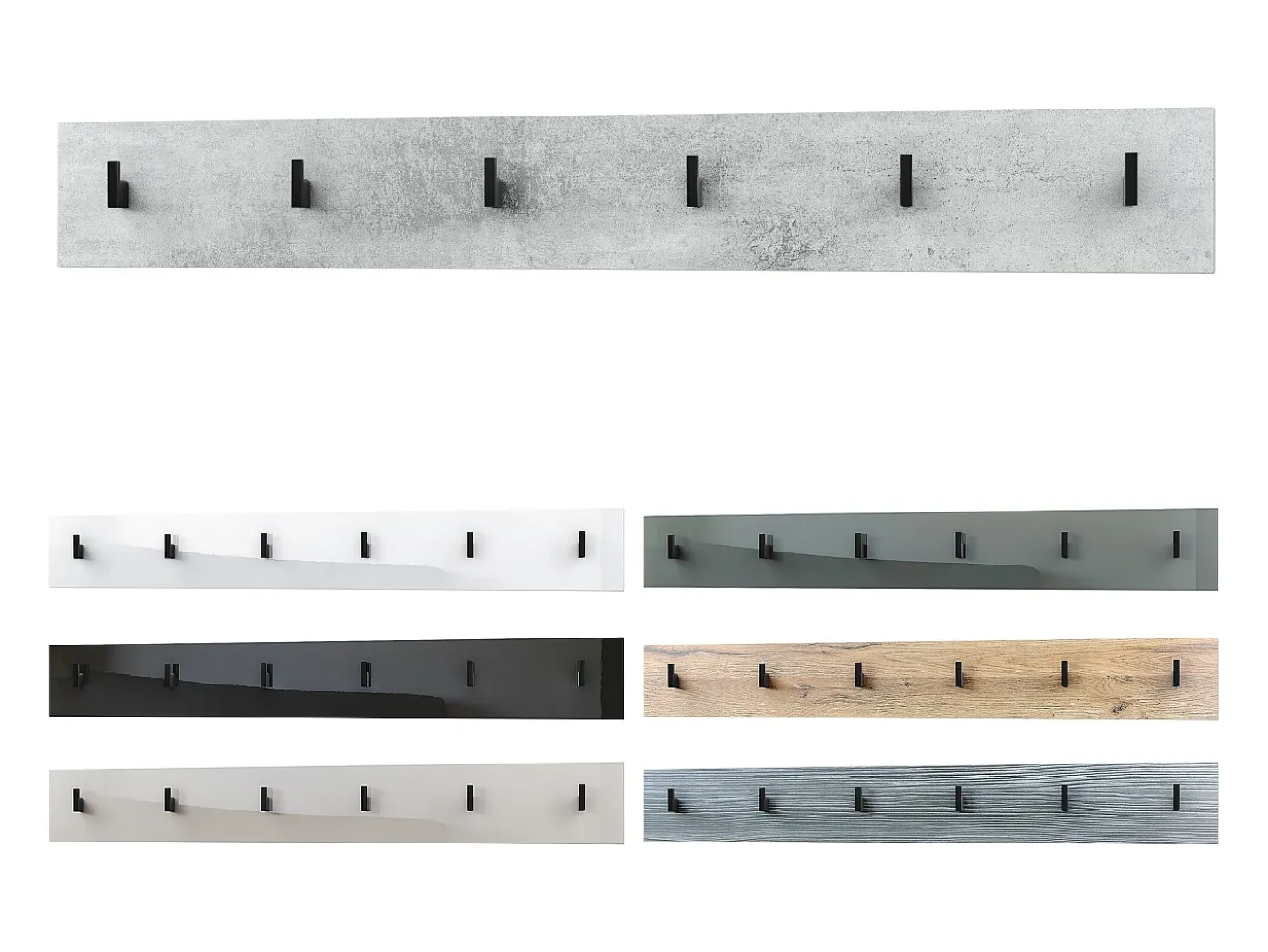 Panel de pared Linea con apariencia de óxido de hormigón