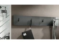 Panel de pared Linea V2 en gris de alto brillo