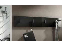 Panel de pared Linea V2 en negro de alto brillo