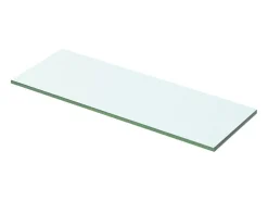 Paneles de estantería 2 piezas Vidrio transparente 50 x 12 cm
