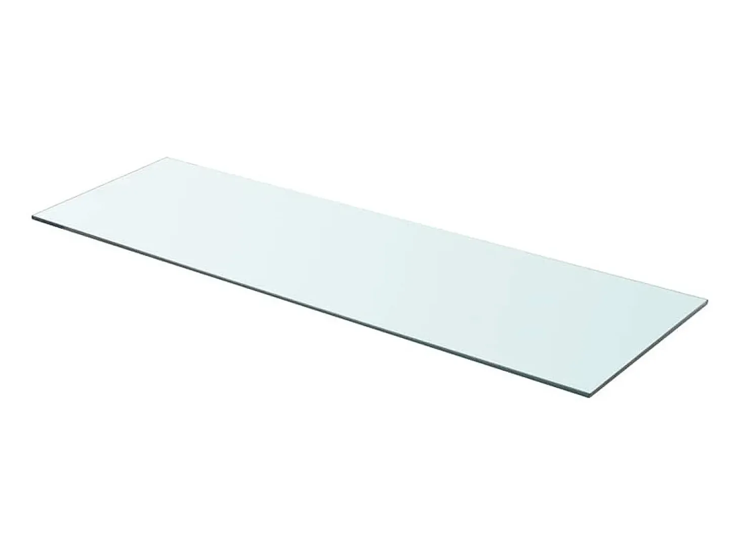 Paneles de estantería 2 piezas Vidrio transparente 90 x 30 cm