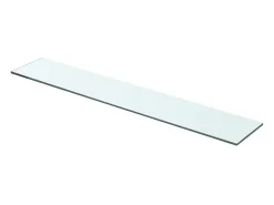Paneles de estantería 2 uds Cristal transparente 70x12 cm
