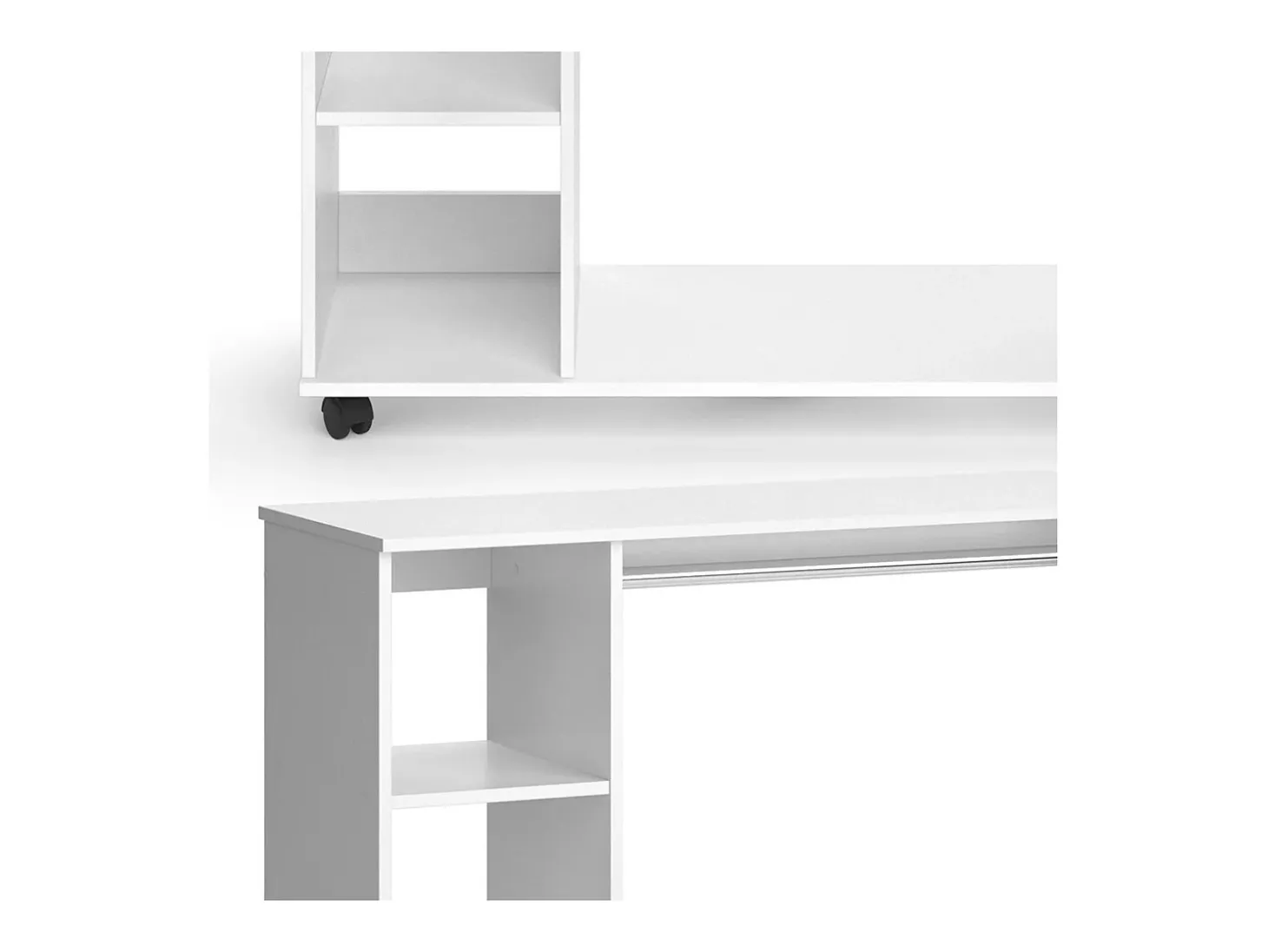 Perchero blanco 110x42x129.4 cosmo