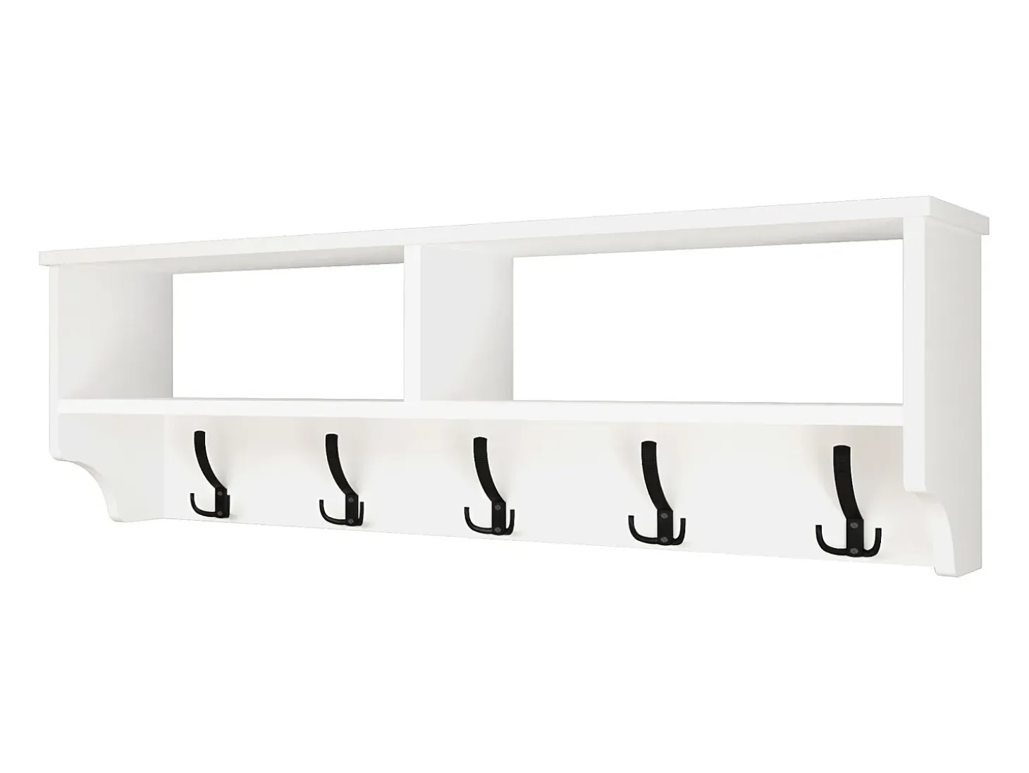 Perchero con 15 ganchos 120 x 22 x 37 cm blanco 03_0008186