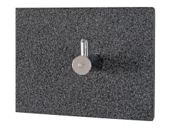 Perchero de diseño Antra de 5 perchas de granito para colgar en la pared