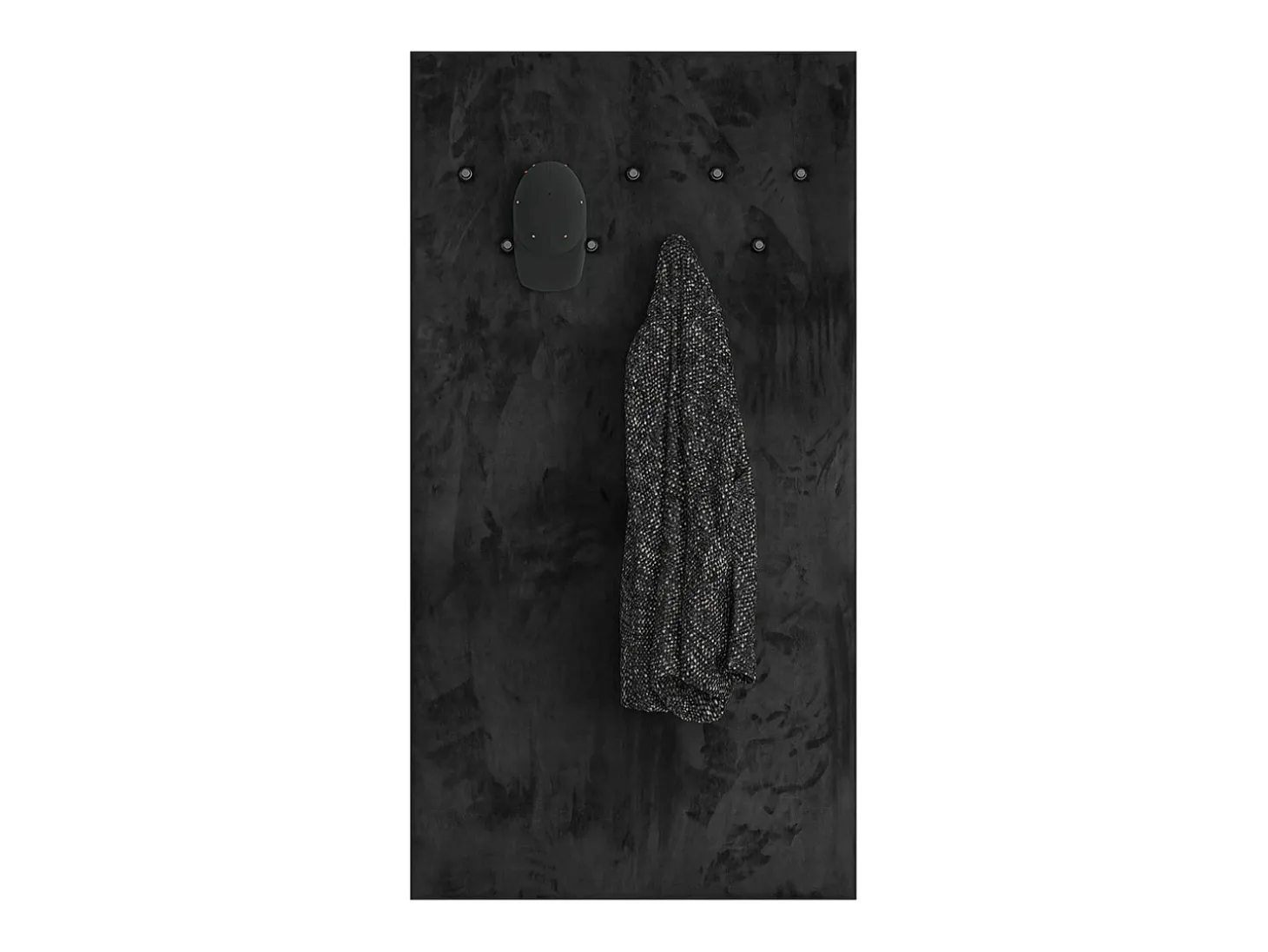Perchero de pared con 9 ganchos Nilo Madera