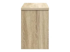 Perchero de pared con estante roble Sonoma 50 x 20 x 30 cm