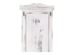 Perchero de pared H33 (juego de 2), blanco desgastado