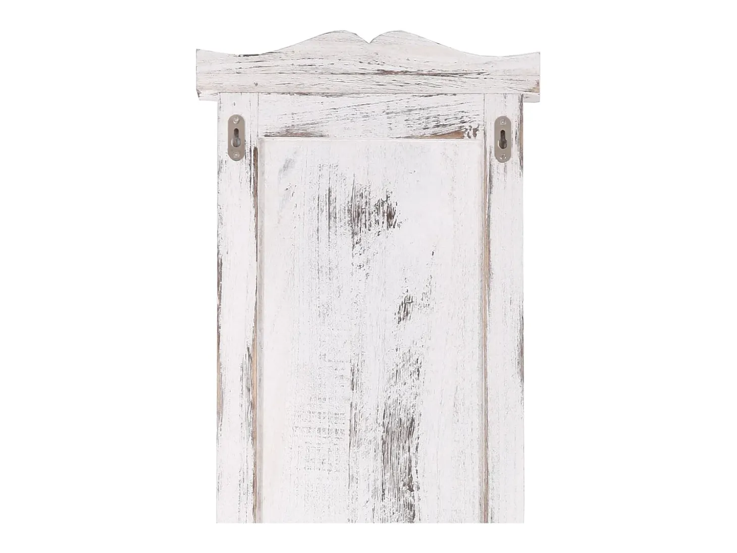 Perchero de pared H33 (juego de 2), blanco desgastado