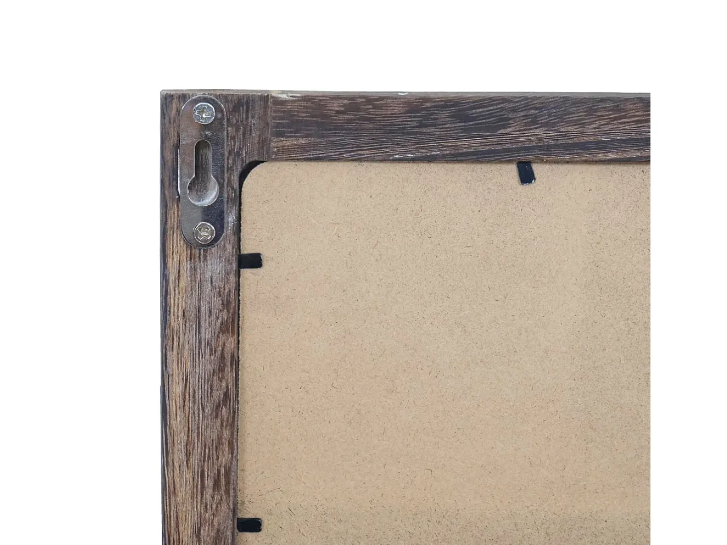 Perchero de pared MCW-C51 con pizarra, marrón, shabby