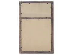 Perchero de pared MCW-C51 con pizarra, marrón, shabby