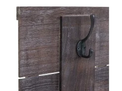 Perchero de pared MCW-C89 Family, estilo shabby chic, marrón, desgastado