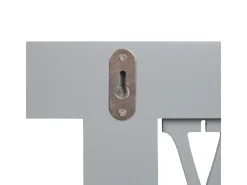 Perchero de pared MCW-C60 Family Shabby look, gris-azul