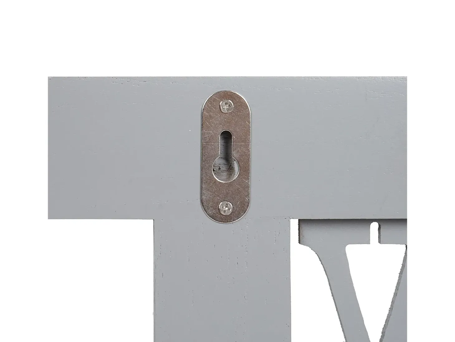 Perchero de pared MCW-C60 Family Shabby look, gris-azul