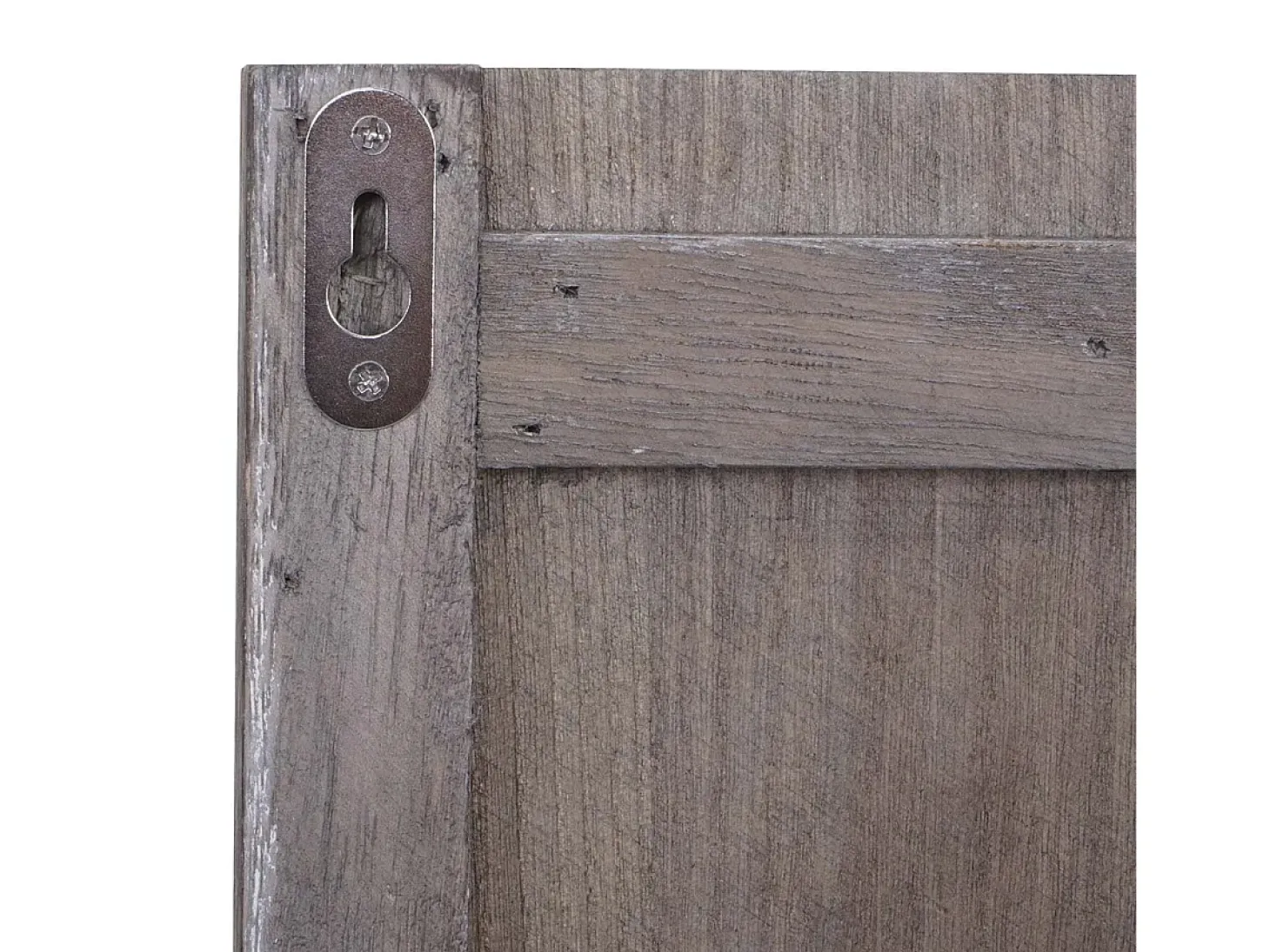 Perchero de pared MCW-C89 Home Shabby-Look, marrón, desgastado