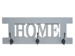 Perchero de pared MCW-C60 Home Shabby look, gris-azul