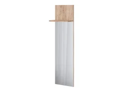 Perchero de pared roble dorado 36x21.6x135 siri