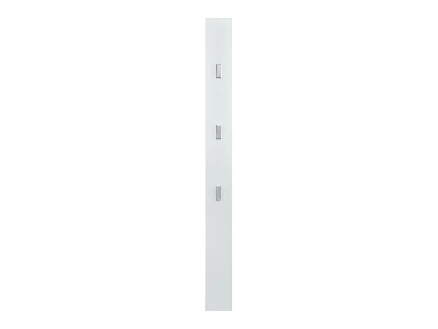 Perchero para armario 170 cm ganchos para ropa de pared panel de pared blanco 03_0002143