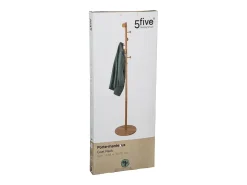 Perchero Pie 8 Colgadores Bambú 175 cm