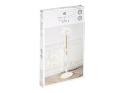 Perchero Pie Nube Infantil 35 cm Melamina Diseño Blanco y Roble