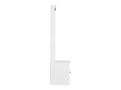 Perchero SANDNES blanco 45x40x159,5 cm madera maciza de pino
