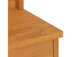 Perchero SANDNES 45x40x159,5 cm madera maciza de pino