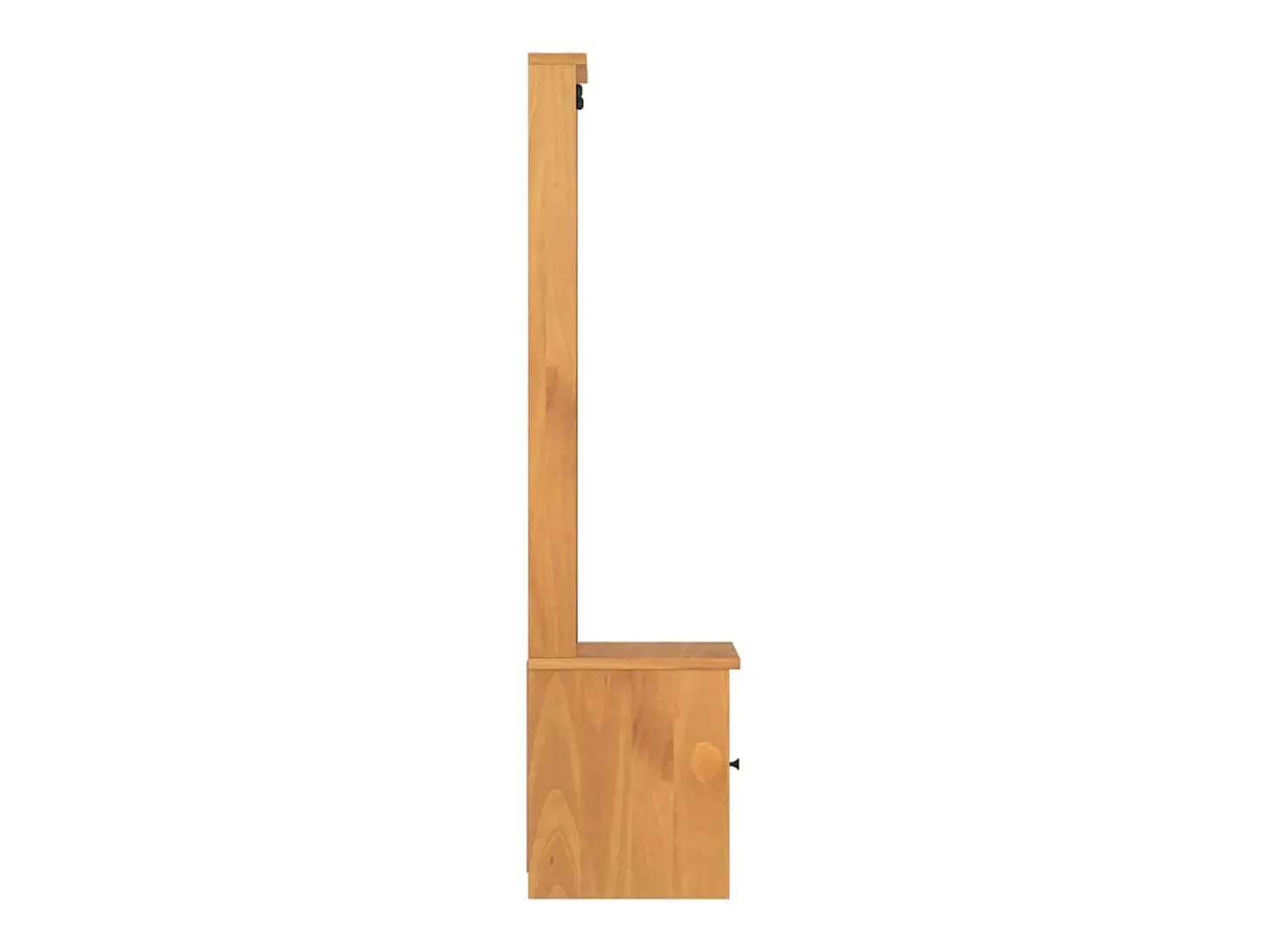 Perchero SANDNES 45x40x159,5 cm madera maciza de pino