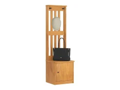 Perchero SANDNES 45x40x159,5 cm madera maciza de pino