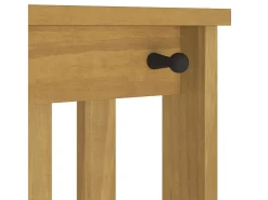 Perchero SANDNES 45x40x159,5 cm madera maciza de pino