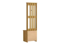 Perchero SANDNES 45x40x159,5 cm madera maciza de pino