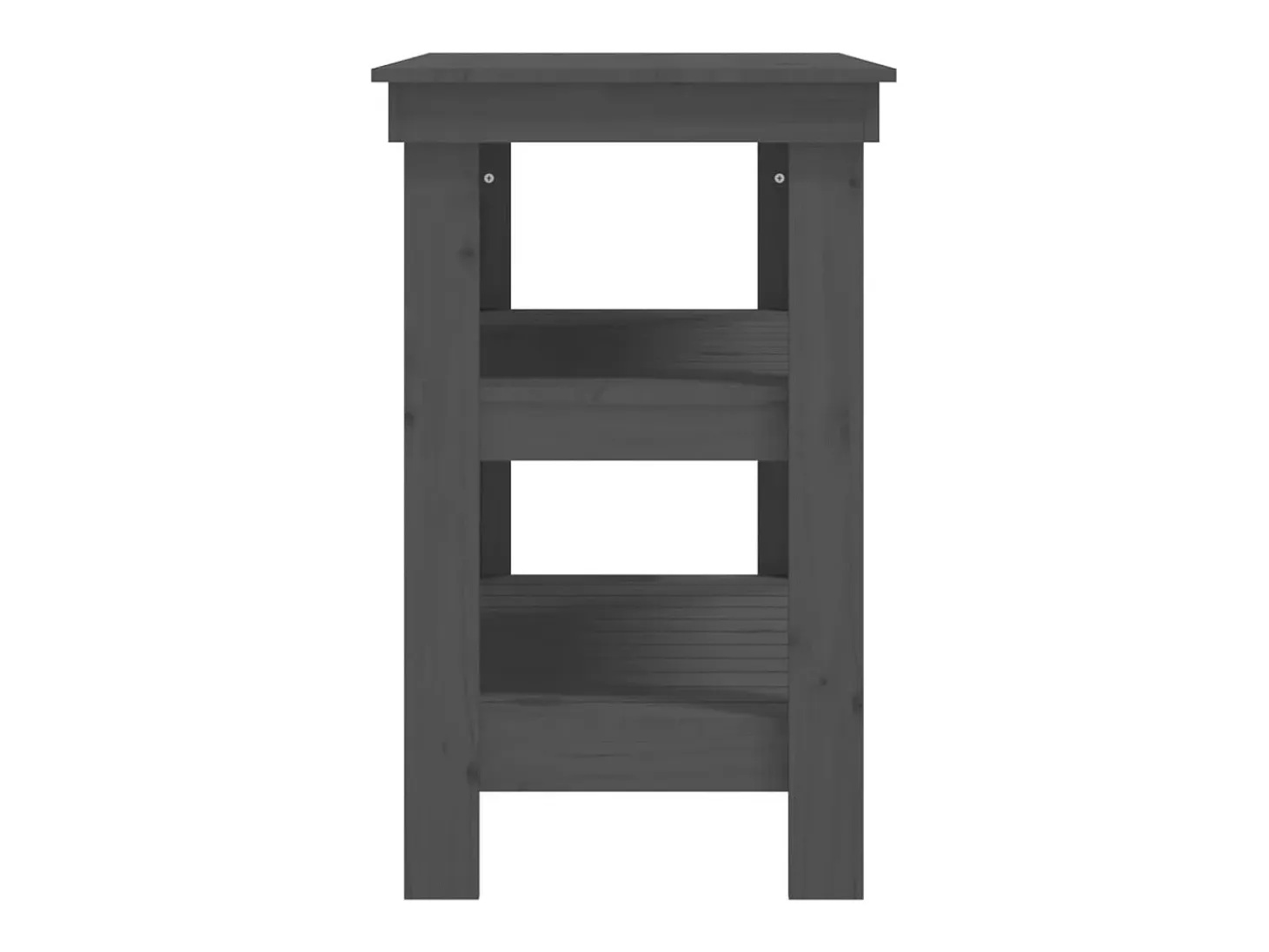 Prolenta Premium - Banco de trabajo de madera maciza de pino gris 78,5x50x80 cm