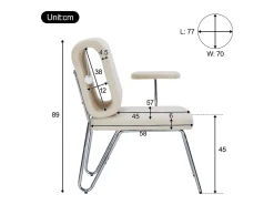 PRÈS - Sillón con Niche Integrada para Gatos, Ergonómico y Resistente a los Arañazos - Para Oficina en Casa y Sala de Estar