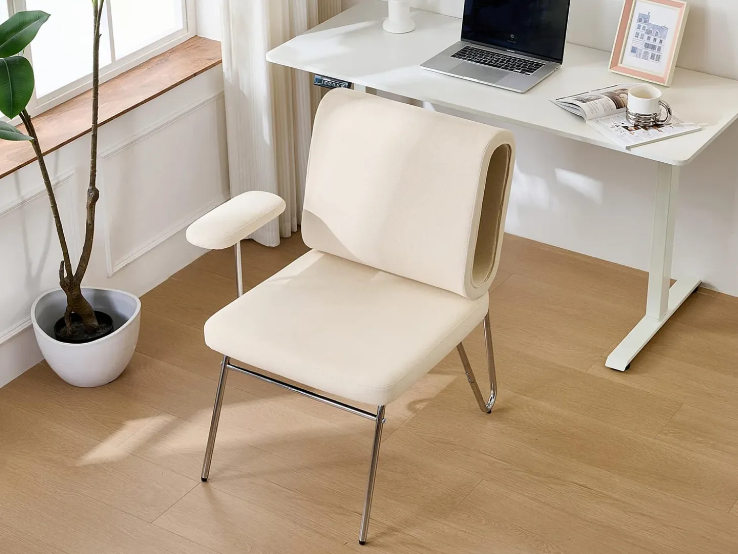 PRÈS - Sillón con Niche Integrada para Gatos, Ergonómico y Resistente a los Arañazos - Para Oficina en Casa y Sala de Estar