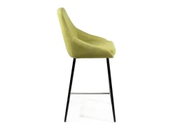 Ray - Taburete de tela verde - Juego de 1