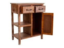 Recibidor De Madera 2 Cajones 1 Puerta