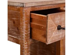 Recibidor De Madera 2 Cajones 1 Puerta