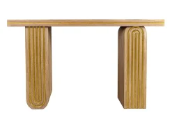 Recibidor de madera marrón
