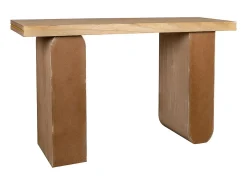 Recibidor de madera marrón