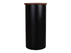 Recibidor de madera negro