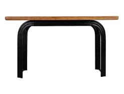 Recibidor de madera negro
