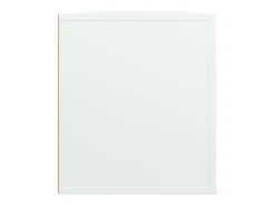 Åse Kristine Mueble para TV madera contrachapada blanco 100x35x40 cm