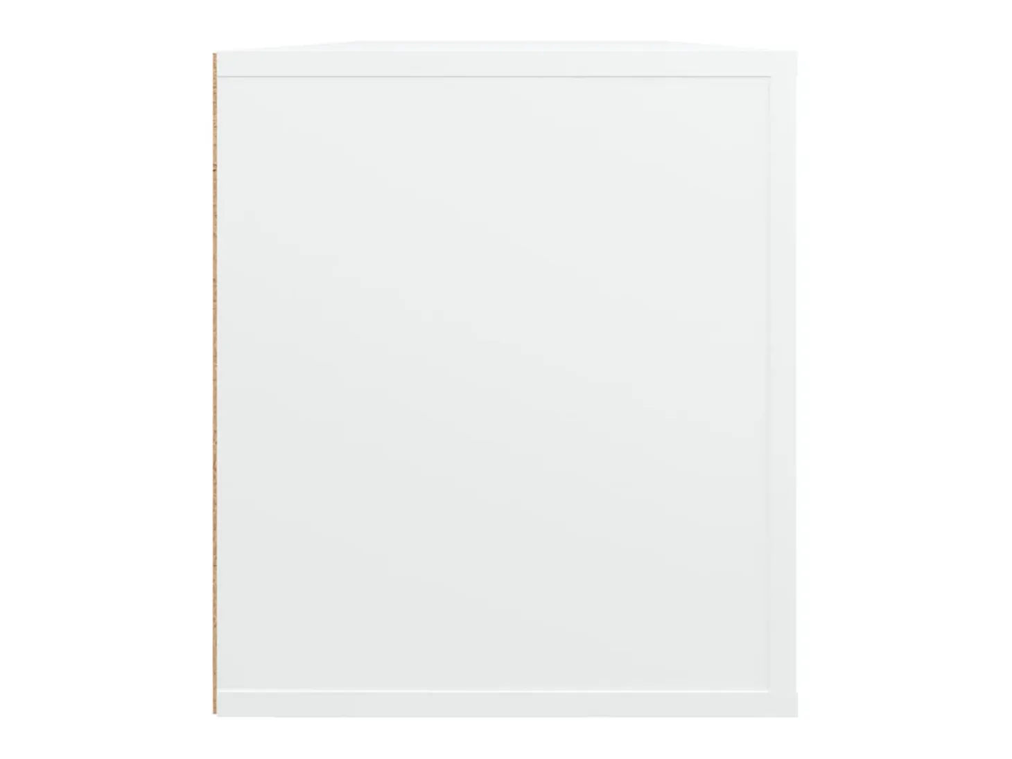 Åse Kristine Mueble para TV madera contrachapada blanco 100x35x40 cm