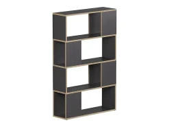 Separador de ambientes antracita/roble 80x24x124.5 eneos