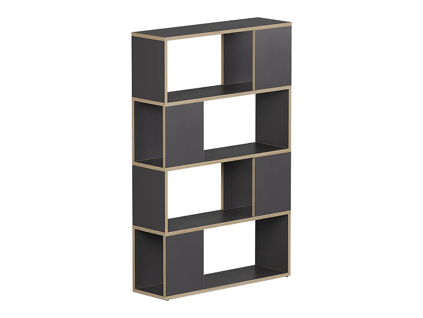 Separador de ambientes antracita/roble 80x24x124.5 eneos
