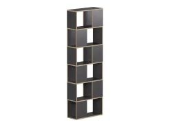 Separador de ambientes antracita/roble 60x24x186 eneos