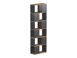 Separador de ambientes antracita/roble dorado 60x24x186 eneos