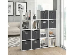 Separador de ambientes blanco 138.5x29x142.5 karree